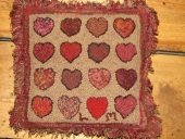 Hearts 14 inch square Retail @ $305.00 SOLD