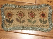 Sunflower Pillow 9 inches X 17 1/2 inches Retail Price @ $235.00 SOLD