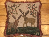Two Elk Pillow 18 inch square Retail @ $485.00 SOLD