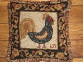 20 inch square pillow Rooster Retail @ $585.00 SOLD