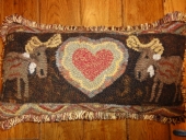 Heart with two Moose 12 X 22 Retail @ $420.00 SOLD