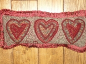 8 X 19 Three Hearts Pillow Retail @ $265.00 SOLD