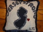 16 inch square Jersey Strong Pillow  SOLD