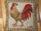 16 inch square Rooster pillow SOLD